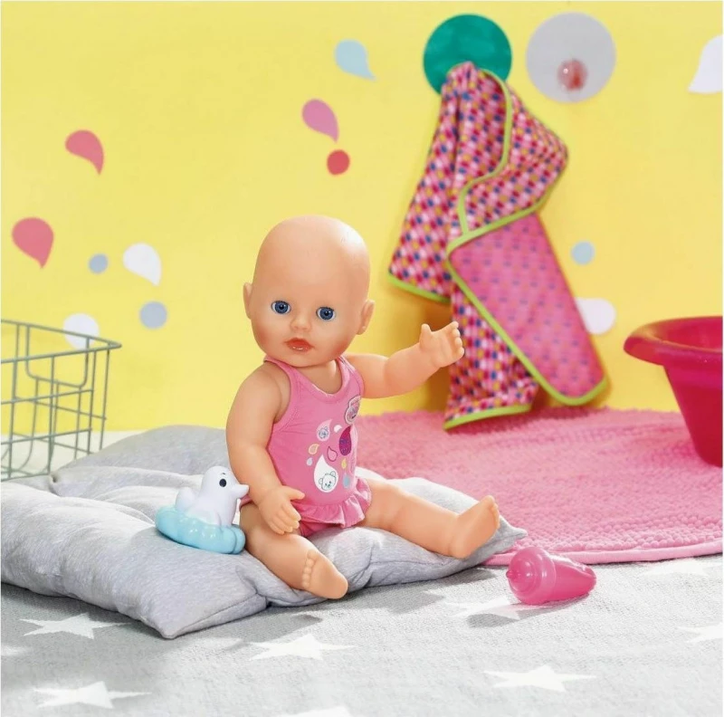 Baby Born Κούκλα My Little Με Μπουρνουζάκι 32Εκ. #Zf825341