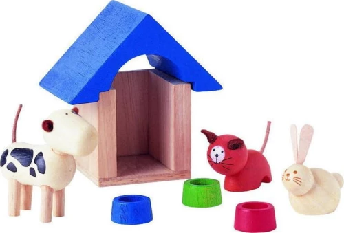 Plan Toys Κατοικίδια Ζώα Σπιτάκι