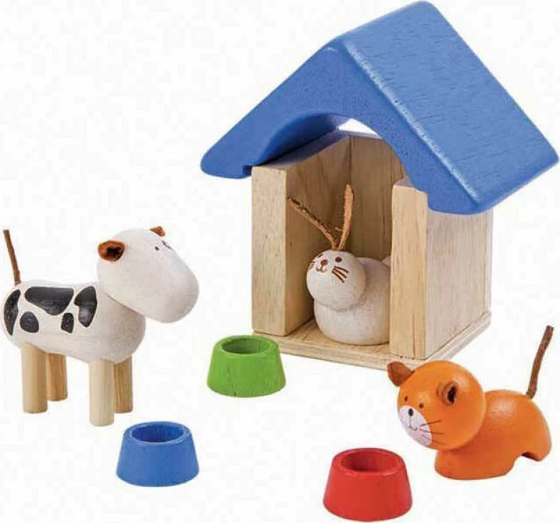 Plan Toys Κατοικίδια Ζώα Σπιτάκι