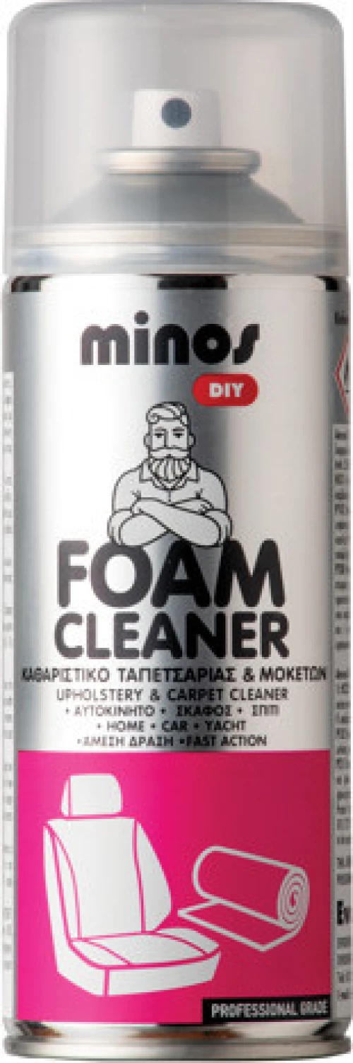 Minos Σπρέι Αφρός Καθαρισμού Ταπετσαρίας 400ml