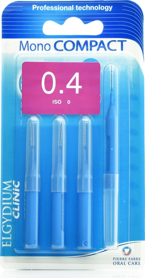 Elgydium Mono Compact Blue (0.4) 4τμχ