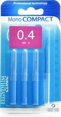 Elgydium Mono Compact Blue (0.4) 4τμχ