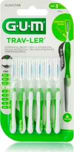 GUM Trav-Ler Ultra Fine Tapered 1.1mm 6τμχ