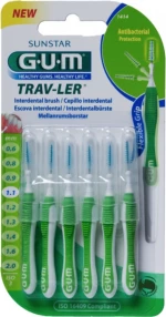 GUM Trav-Ler Ultra Fine Tapered 1.1mm 6τμχ
