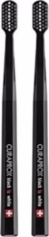 Curaprox Black is White Μαύρο 2τμχ
