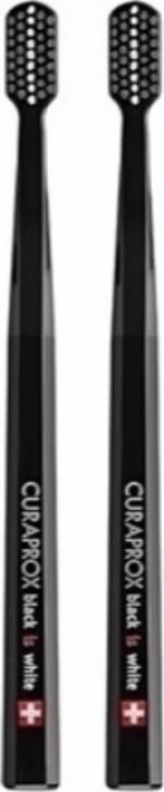 Curaprox Black is White Μαύρο 2τμχ