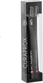 Curaprox Black is White Μαύρο 2τμχ