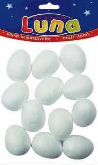 Luna Αυγά Φελιζόλ 35x25mm 12τμχ