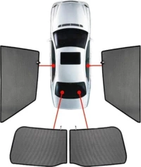 CarShades Mercedes CLK 96-03 W208 2D 4τμχ