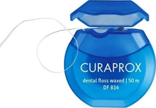 Curasept Curaprox DF 834 Dental Floss Waxed 50m 1τμχ