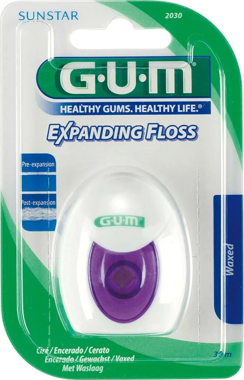 GUM Expanding Floss 30m Waxed