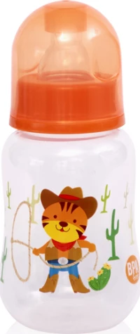 Lorelli Tiger Orange Πλαστικό Μπιμπερό 0m+ 125ml