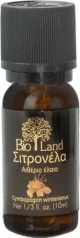 Bio Land Αιθέριο Έλαιο Σιτρονέλα 10ml