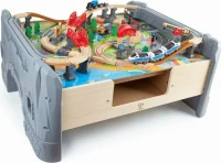 Hape Ξύλινο Σετ Σιδηρόδρομος & Τραπέζι