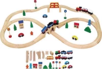 Viga Toys Train Set 49pcs