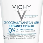 Vichy 48h Mineral Deodorant Optimal Tolerance Roll-On για Ευαίσθητες Επιδερμίδες Χωρίς Άλατα Αλουμινίου 50ml