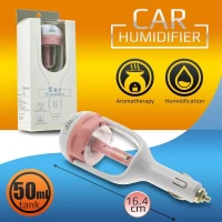 Car charger + humidifier pink