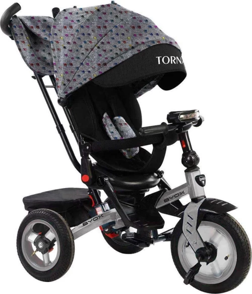 Byox Τρίκυκλο Ποδηλατάκι Tornado Grey 3800146230203
