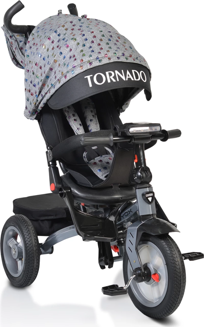 Byox Τρίκυκλο Ποδηλατάκι Tornado Grey 3800146230203