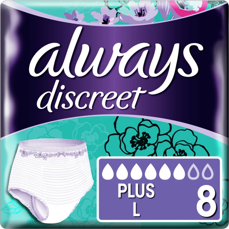Always Discreet Pants Large 8τμχ