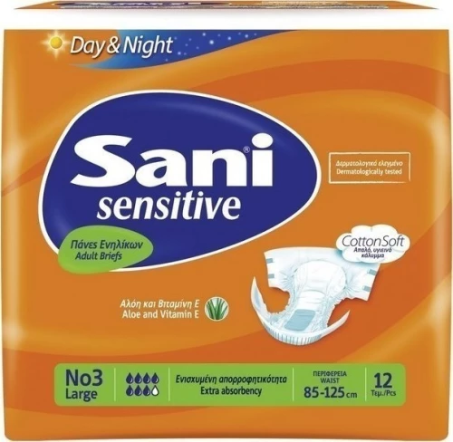 Sani Sensitive Large No3 12τμχ