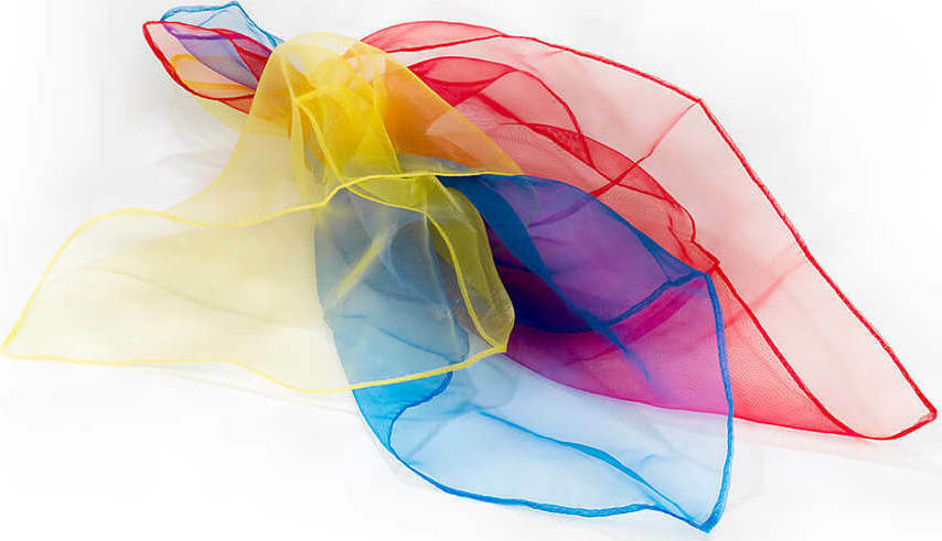 Set 3 Acrobat Juggling Scarves 40x40cm