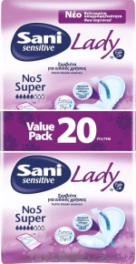 Sani Lady Sensitive Super N5 20τμχ