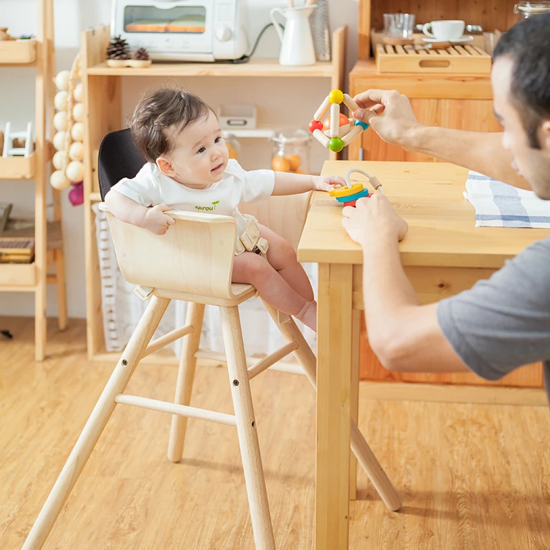 Plan Toys Καρεκλάκι Φαγητού Μαύρο