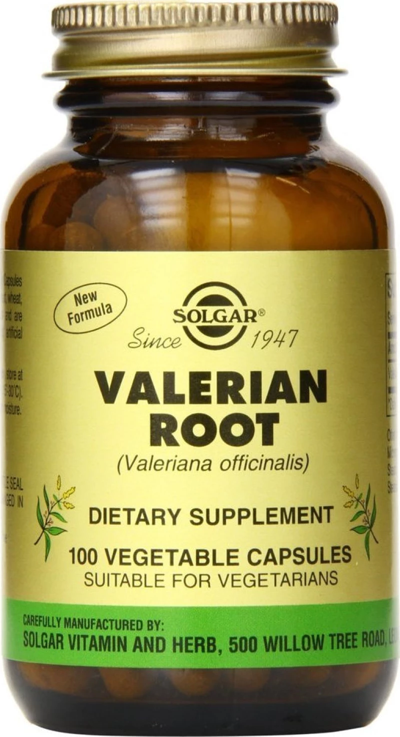 Solgar Valerian Root 100 φυτικές κάψουλες