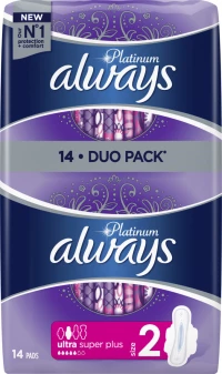 Always Platinum Super Plus 2 14τμχ