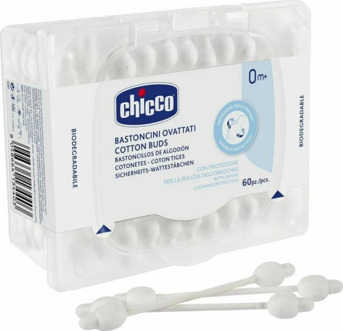 Chicco Ωτοκαθαριστές Ασφαλείας 60τμχ