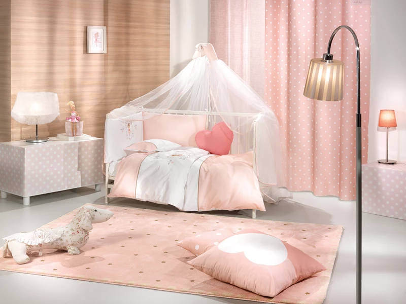 Saint Clair Σετ Κούνιας Ballerina 5τμχ Pink