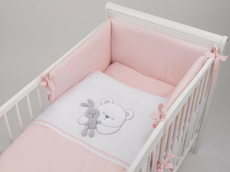 Tuttolina Σετ Κούνιας Felpa 7τμχ Dark Pink