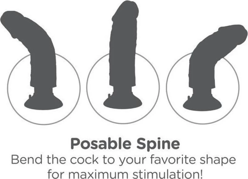 Pipedream King Cock Vibrating 20cm Flesh