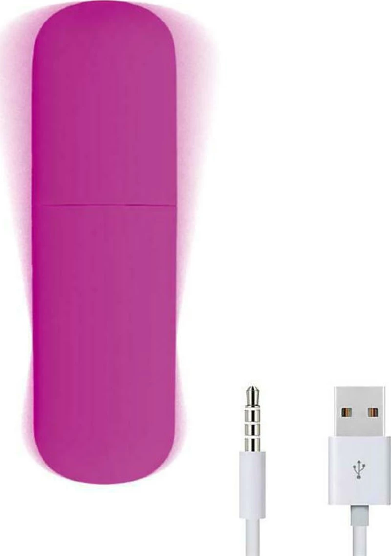 4Fun Vibrating Bullet and 4 Sleeves USB Waterproof Silicone