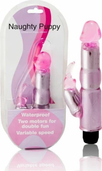 Baile Naughty Puppy Vibrator Pink
