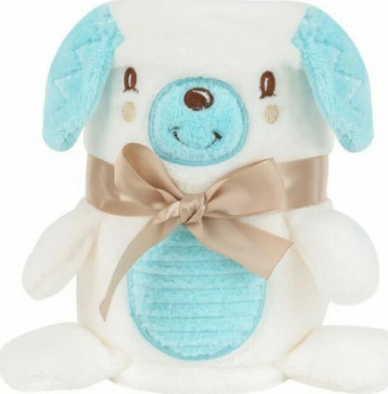 Kikka Boo Κουβέρτα Αγκαλιάς & Λίκνου 3D Puppy 75x100cm