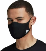 Adidas Face Covers M/L Black 3τμχ