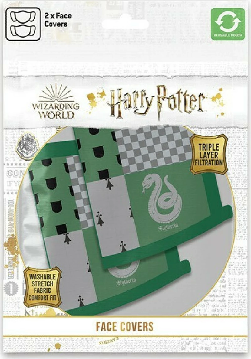 Pyramid International Face Cover Triple Layer Protection Harry Potter Slytherin 2τμχ