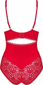 Obsessive Jolierose Crotchless Teddy Red