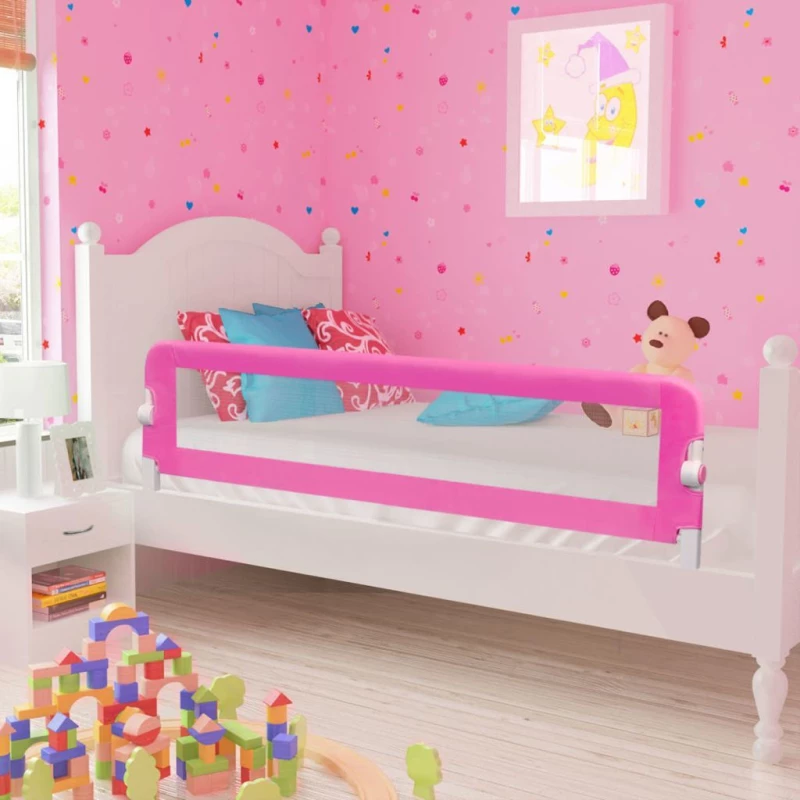 vidaXL Προστατευτικό Κρεβατιού Pink 150x42cm