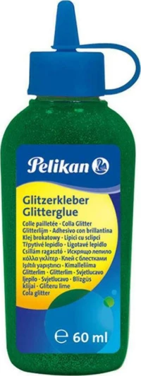 Pelikan Glitterglue Κόλλα Σκούρο Πράσινο 60ml