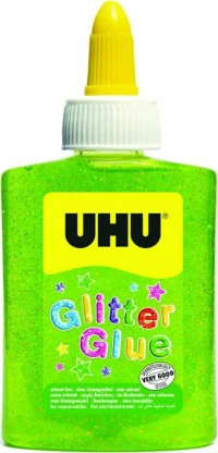 UHU Glitter Glue Χρυσόκολλα 90ml Πράσινη
