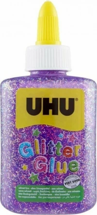 UHU Glitter Glue Χρυσόκολλα 90ml Μωβ