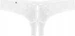 Obsessive Alabastra Daring Crotcless Thong White