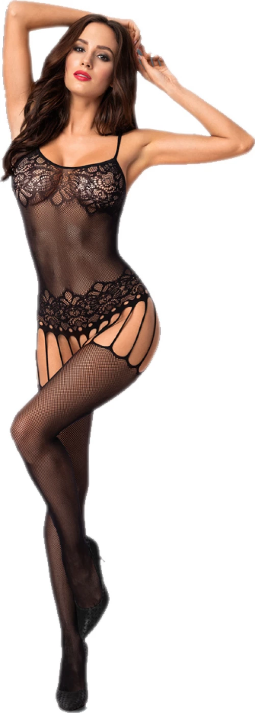 Obsessive F235 Seductive Bodystocking Black