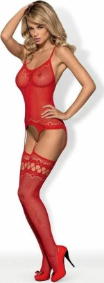 Obsessive F214 Hot Bodystocking Red