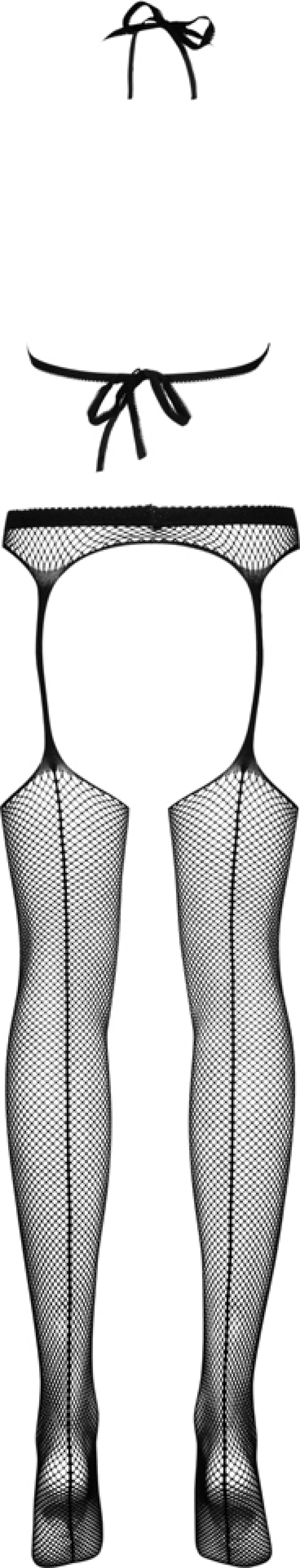 Obsessive N108 Fantastic Bodystocking Black
