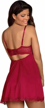 Obsessive Rosalyne Tempting Babydoll & Thong Red