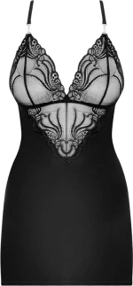 Obsessive Amazing Chemise & Thong Black